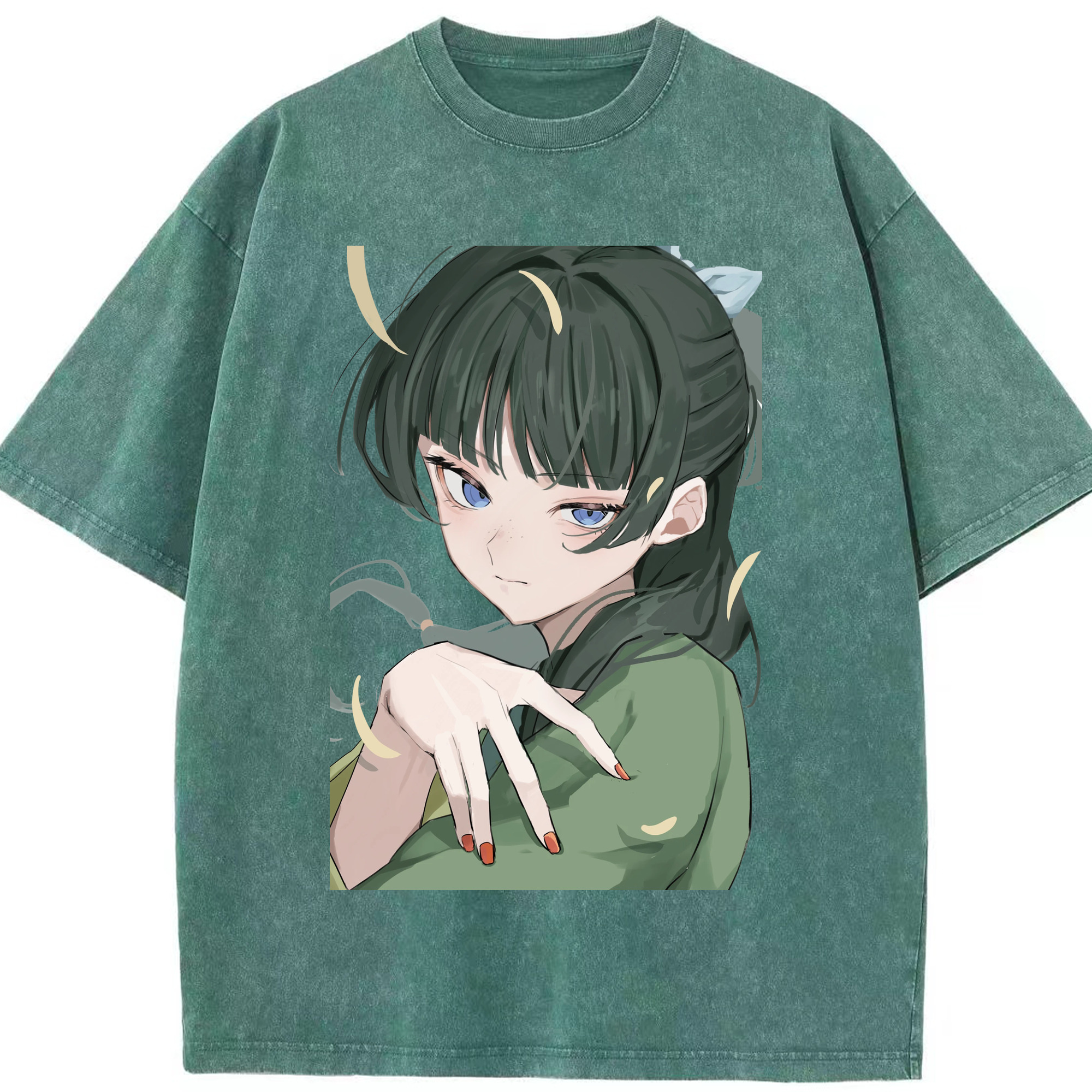 （画像用） 薬屋のひとりごと The Apothecary Diaries 綿100% ヴィンテージ風 半袖Tシャツ（フロントプリント）